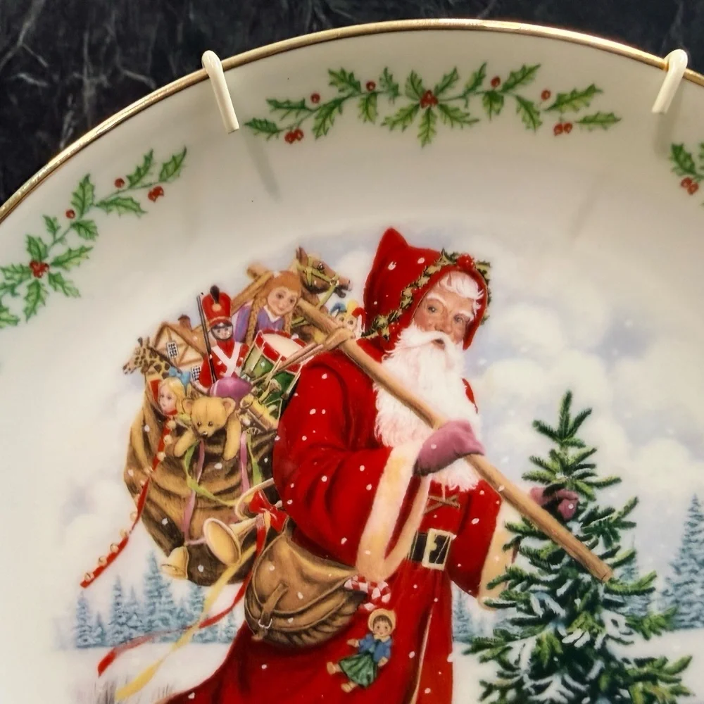 1992 LENOX COLLECTIONS “Kris Kringle” Collector Plate #P0411